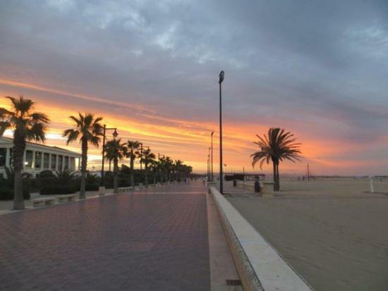 Beach Valencia Luxury A40-35 Apartment With Terrace And Sea Views المظهر الخارجي الصورة
